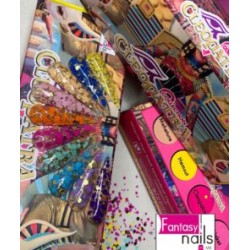 Colección de Polvo Acrílico Cleopatra 10 PZ Fantasy Nails