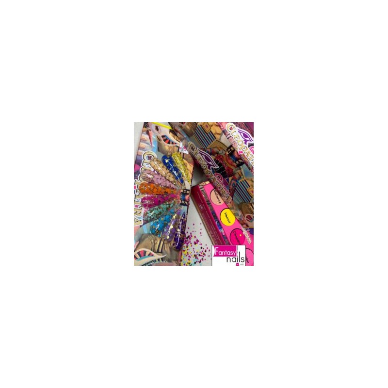 Colección de Polvo Acrílico Cleopatra 10 PZ Fantasy Nails