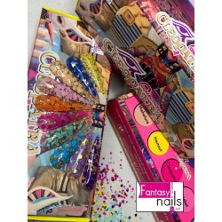 Colección de Polvo Acrílico Cleopatra 10 PZ Fantasy Nails