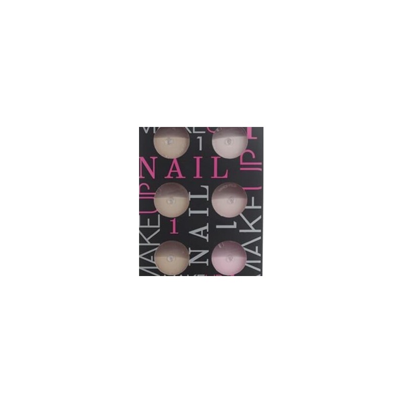 Polvo Acrílico Make Up Vol. 1 Collection Nail Factory 6 Tonos
