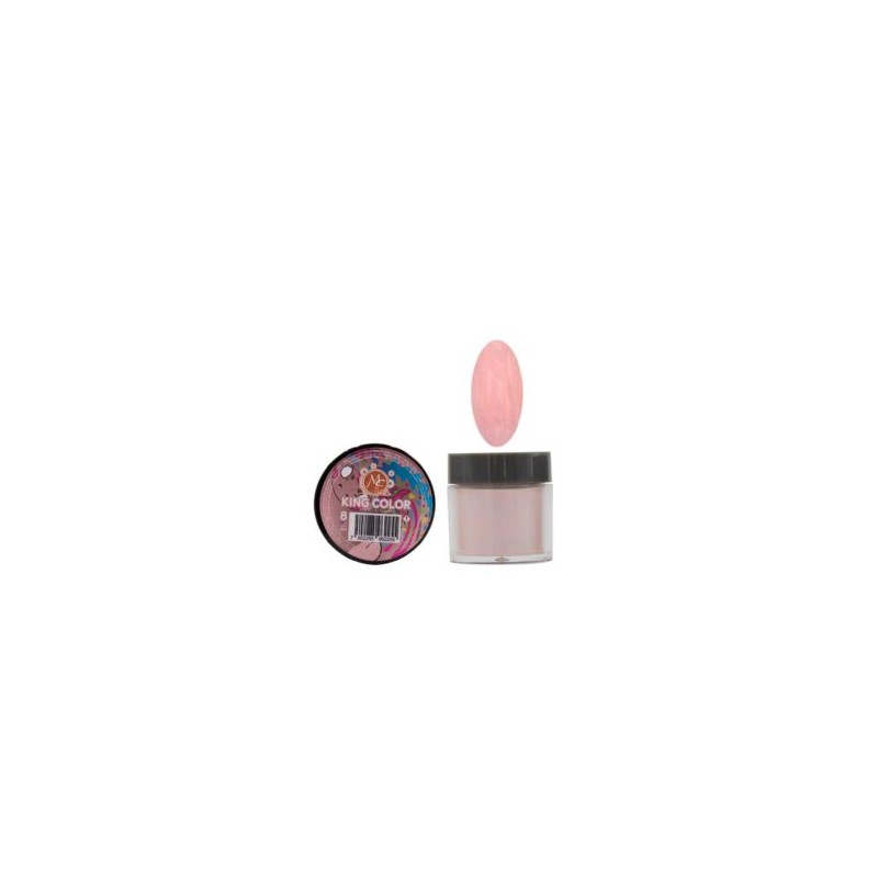 Polvo acrilico King Color maquillaje para uñas 2 oz #8
